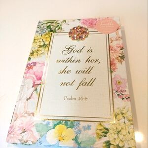 Floral faith based prayer journal